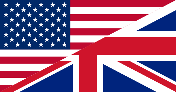 USA & British flag